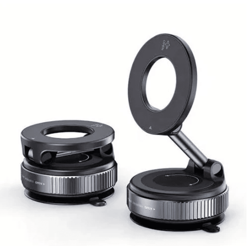 GenzHub Magnetic 360° Car Phone Holder with Strong Suction Base